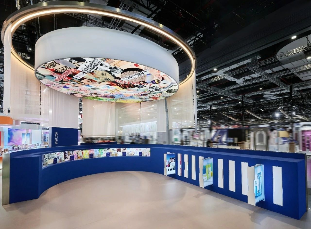 杭州展臺設(shè)計(jì)搭建公司領(lǐng)你看2023進(jìn)博會最具有創(chuàng)意00家企業(yè)展臺(愛茉莉太平洋展位)2