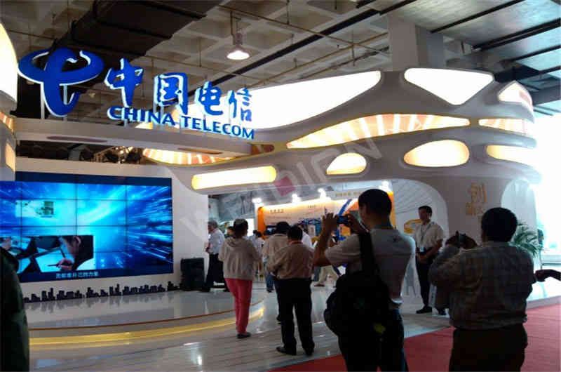 中國電信廣州展臺設計搭建