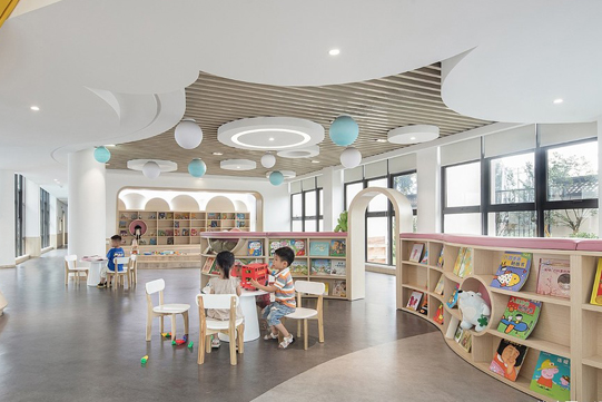 廣州設計裝修公司洞頭區靈昆幼兒園裝飾設計案例 廣州設計裝修公司洞頭區靈昆幼兒園裝飾設計案例