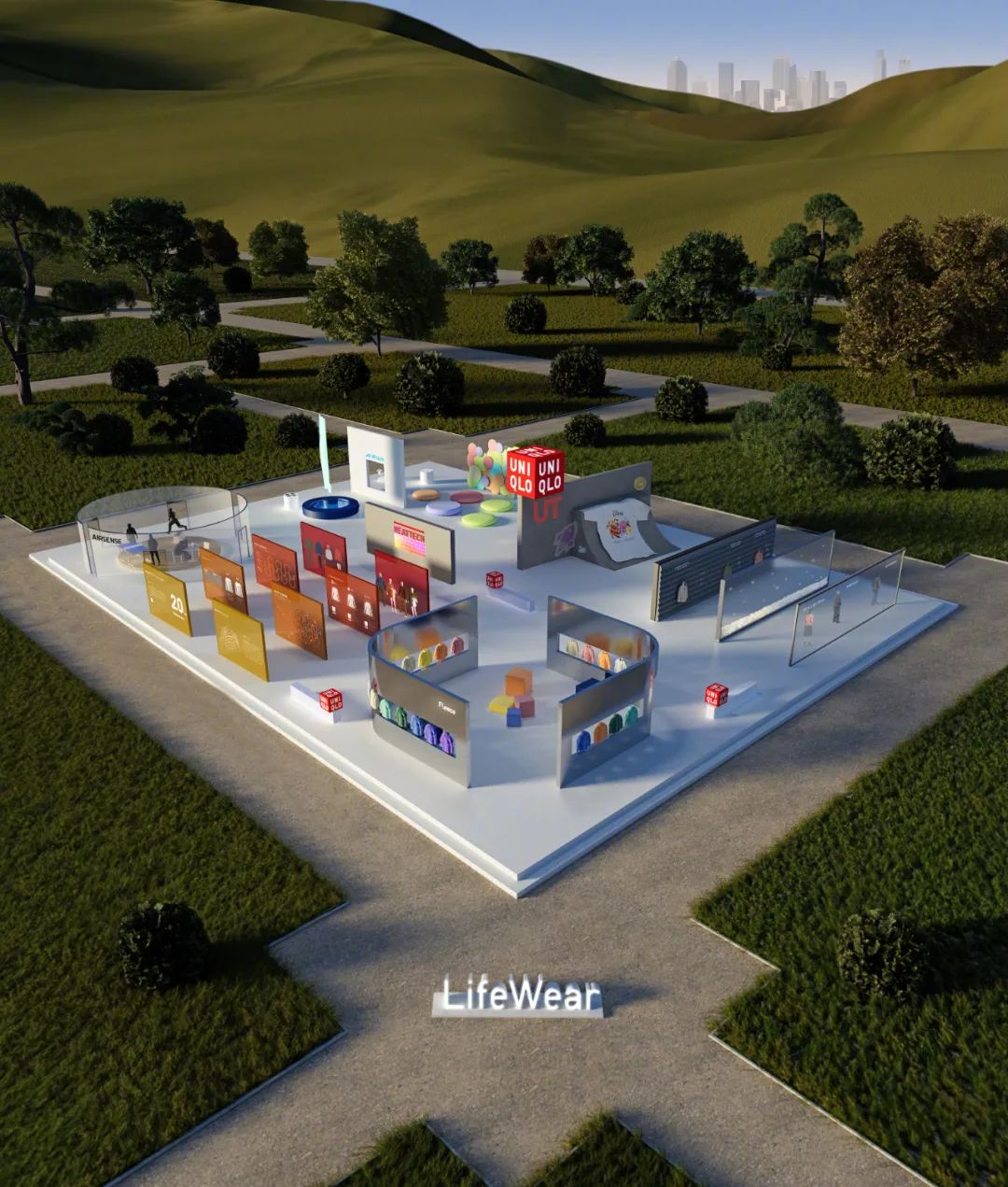 杭州展會設(shè)計搭建公司領(lǐng)你看2023進(jìn)博會最具有創(chuàng)意00家企業(yè)展臺(優(yōu)衣庫展臺)5