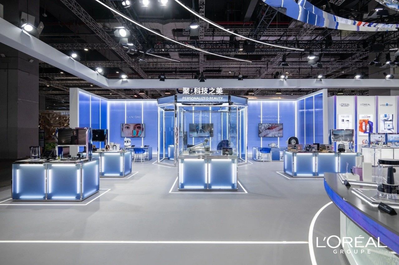 深圳展覽設(shè)計公司帶你看2023進博會最具有創(chuàng)意00家企業(yè)展臺(歐萊雅展臺)3
