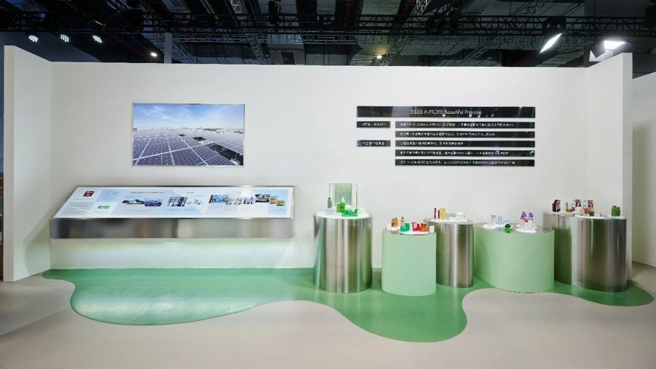 杭州展臺設(shè)計(jì)搭建公司領(lǐng)你看2023進(jìn)博會最具有創(chuàng)意00家企業(yè)展臺(愛茉莉太平洋展位)3