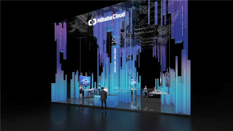 青島海爾空調(diào)電子有限公司參展廣州會展中心展覽設(shè)計展臺搭建4